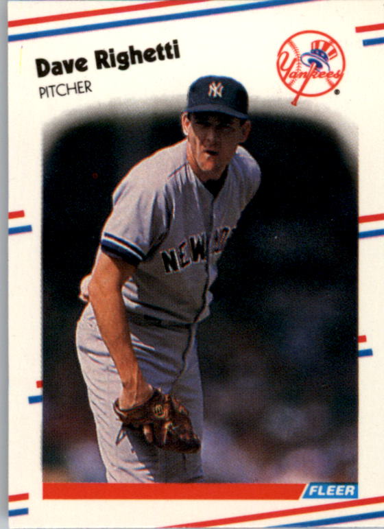 1988 Fleer Mini Baseball Cards 043      Dave Righetti